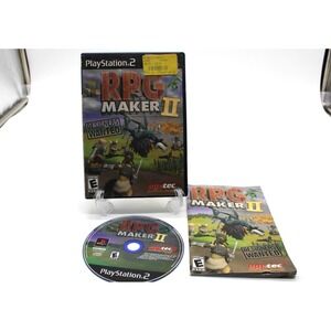 PS3: RPG Maker II (Sony Playstation 2, 2003) Video Game - Complete CIB w/ Manual